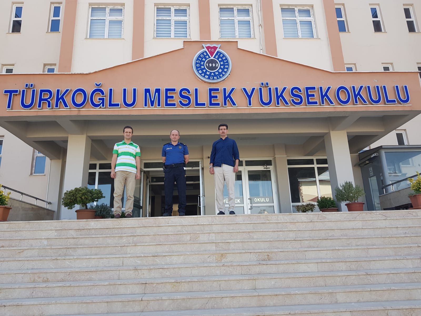 Türkoğlu İlçe Emniyet Müdürü Okulumuzu Ziyaret Etti.